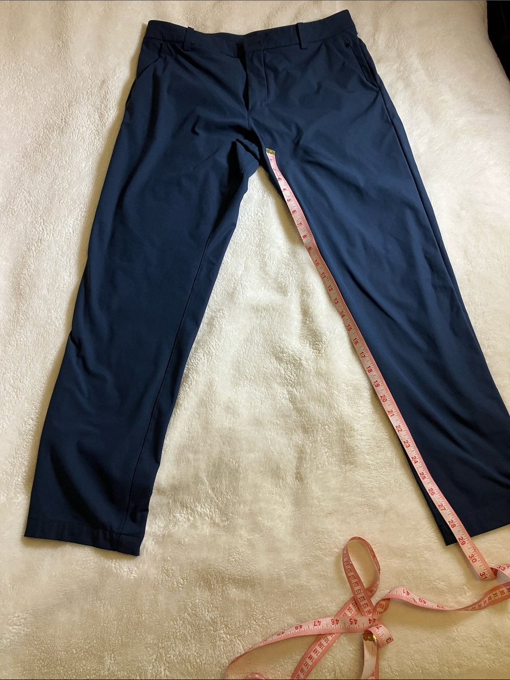 lululemon athletica Men's Navy Blue Straight-Leg Pants